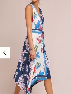 Anthropologie Maeve Botanica Dress